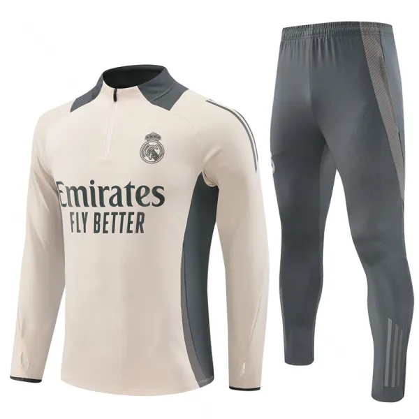Real Madrid Training Set Beige / Gray Activewear - 1