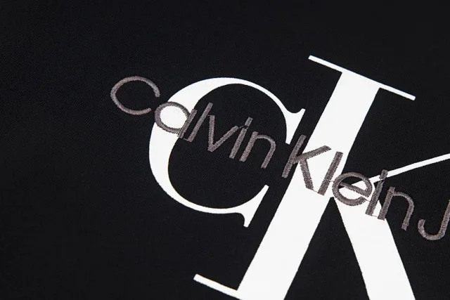 Calvin Klein Hoodies & Sweatshirts Crewneck sweatshirt with oversized CK and Jeans logo print product detail image 42