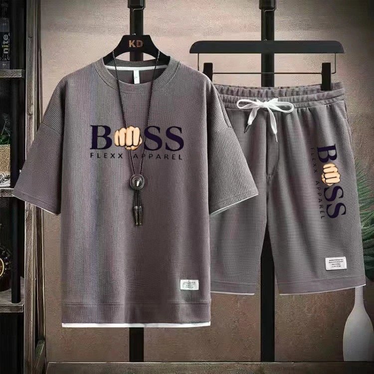 Tommy Hilfiger Matching Sets Short-Sleeve T-Shirt and Drawstring Shorts Set — BB-019