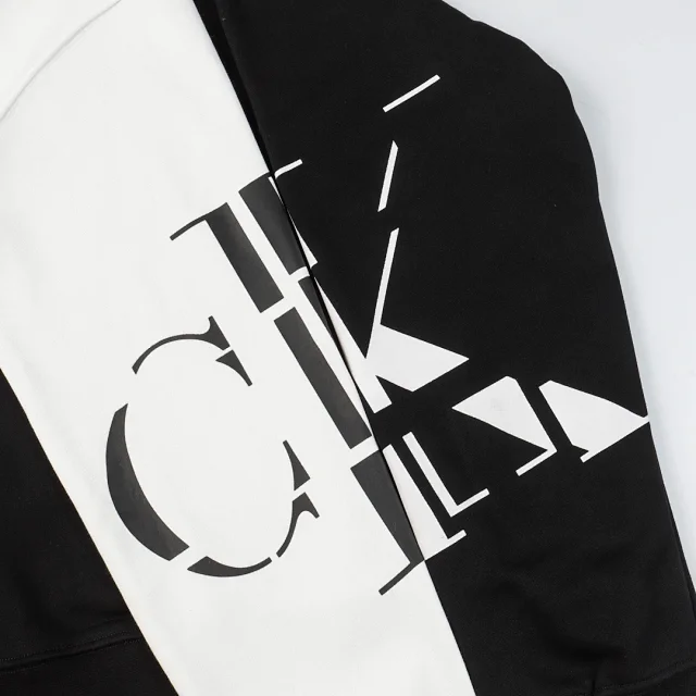 Calvin Klein Hoodies & Sweatshirts Crewneck sweatshirt with oversized CK and Jeans logo print product detail image 37