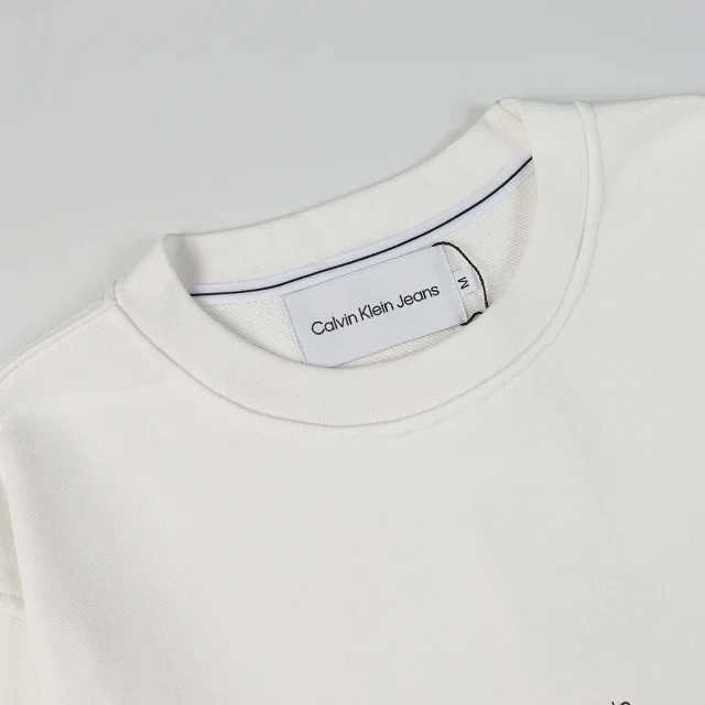 Calvin Klein Hoodies & Sweatshirts Crewneck sweatshirt with oversized CK and Jeans logo print product detail image 36