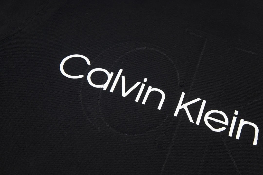 Calvin Klein Monogram Logo Black Crewneck Sweater - 15