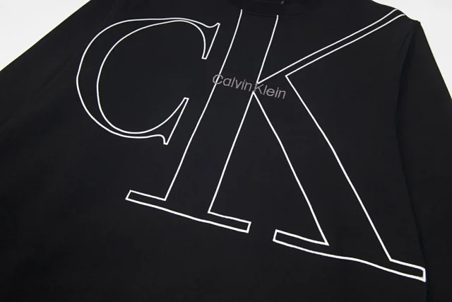 Calvin Klein Hoodies & Sweatshirts Crewneck sweatshirt with oversized CK and Jeans logo print product detail image 16