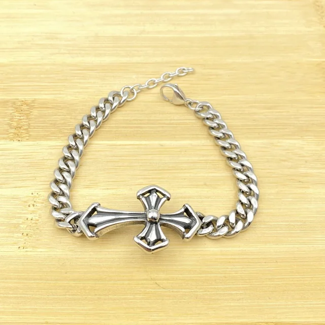 Unbranded Jewelry Silver-Tone Cross Motif Bracelets product detail image 1