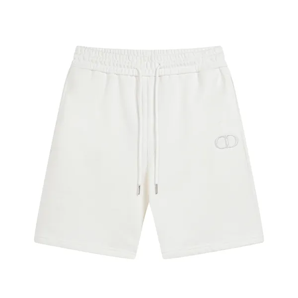 Design Give Embroidered Sweat Shorts Black - 46
