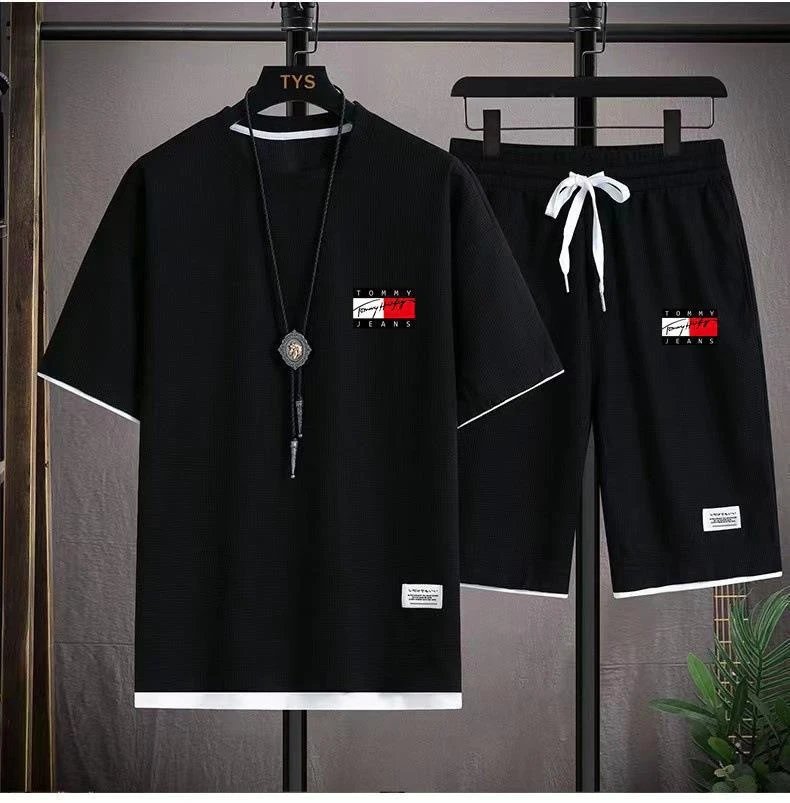 Tommy Hilfiger Matching Sets Short-Sleeve T-Shirt and Drawstring Shorts Set image 3