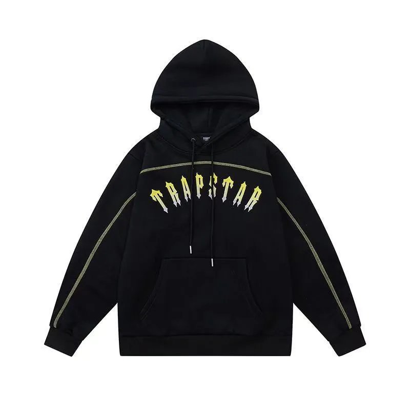 Travstar Logo Embroidered Black Sweatpants - 12