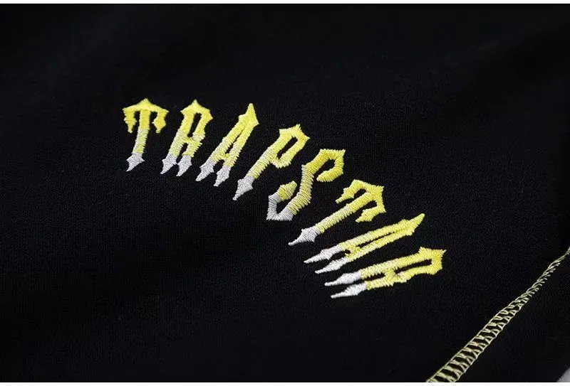 Travstar Logo Embroidered Black Sweatpants - 28