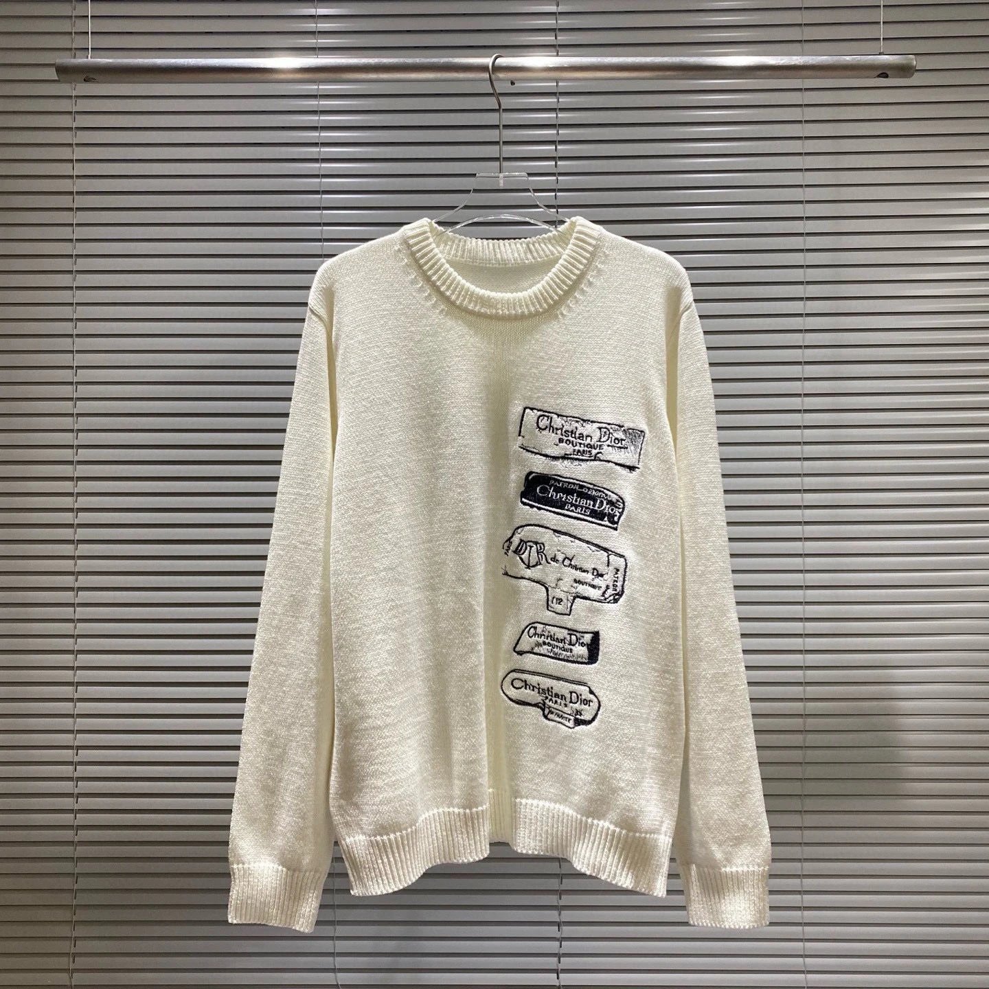 Fendi Knitwear Crewneck Knit Sweater — 28