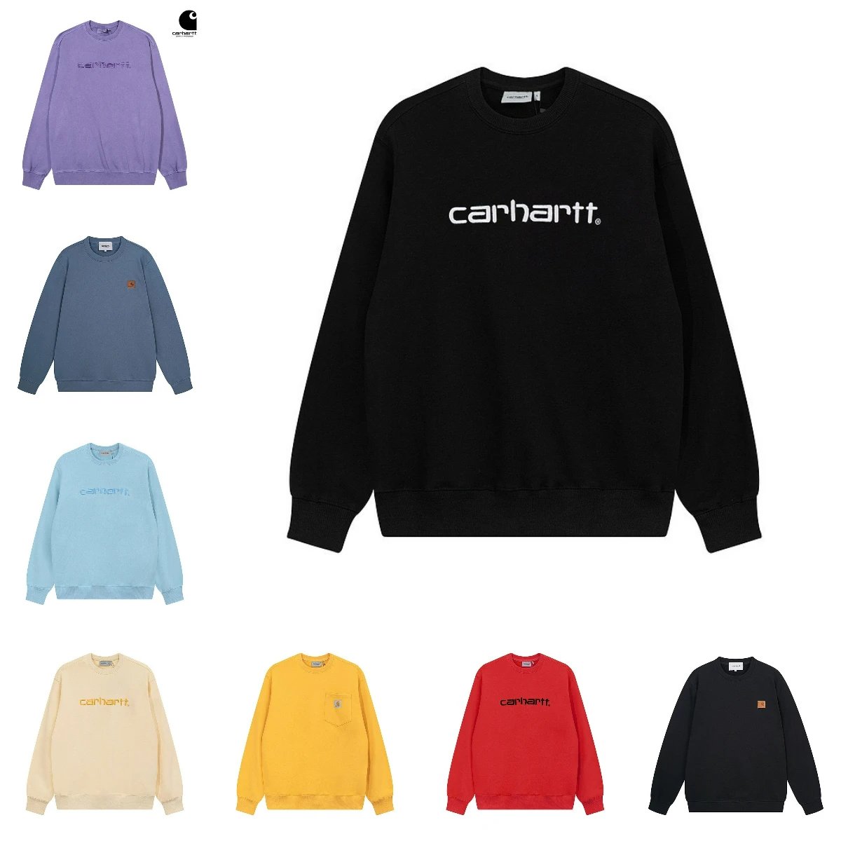 Carhartt Black Long Sleeve Sweatshirt