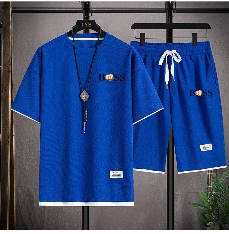 Tommy Hilfiger Matching Sets Short-Sleeve T-Shirt and Drawstring Shorts Set — BB-025