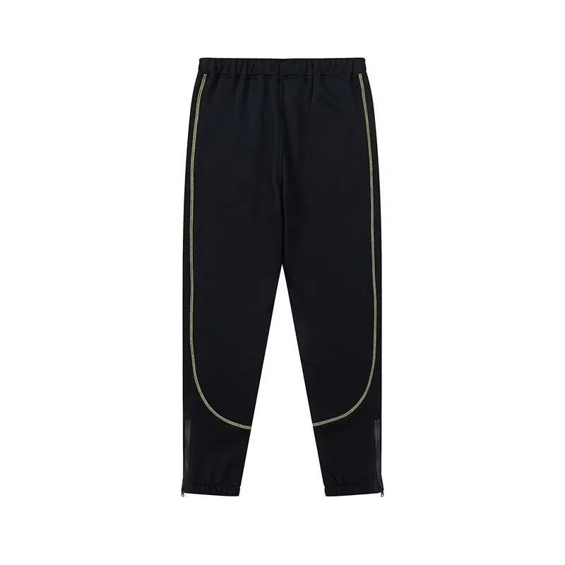 Travstar Logo Embroidered Black Sweatpants - 15