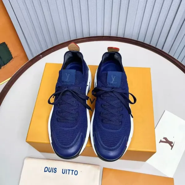 Louis Vuitton Archlight Knit Navy Blue Sneakers - 1