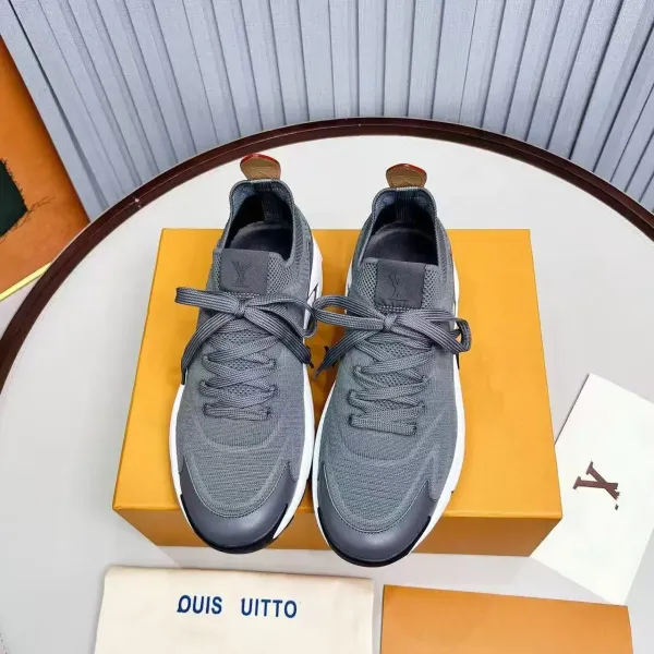 Louis Vuitton Archlight Gray Knit Sneakers - 1