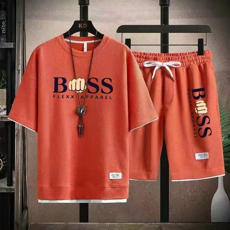 Tommy Hilfiger Matching Sets Short-Sleeve T-Shirt and Drawstring Shorts Set — BB-020