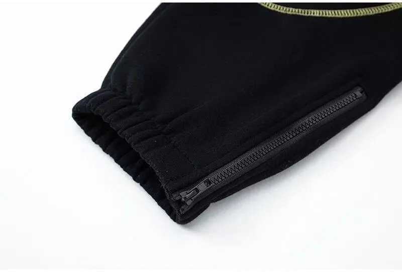 Travstar Logo Embroidered Black Sweatpants - 30