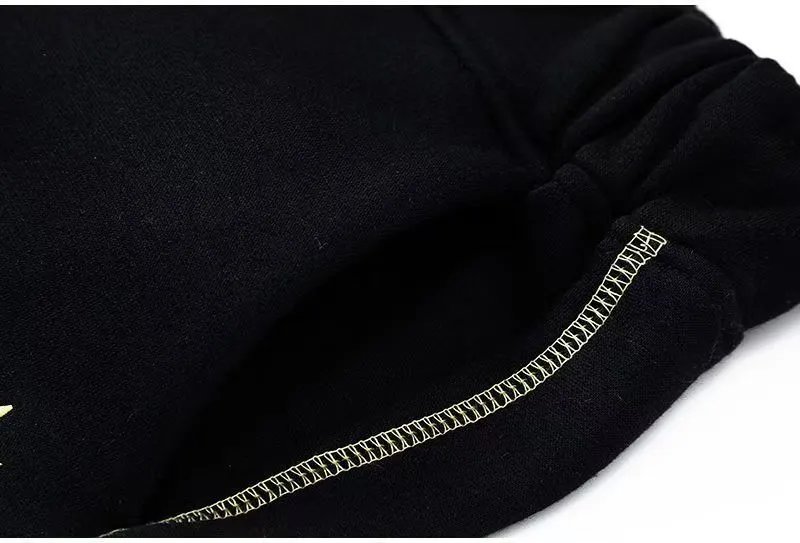 Travstar Logo Embroidered Black Sweatpants - 29