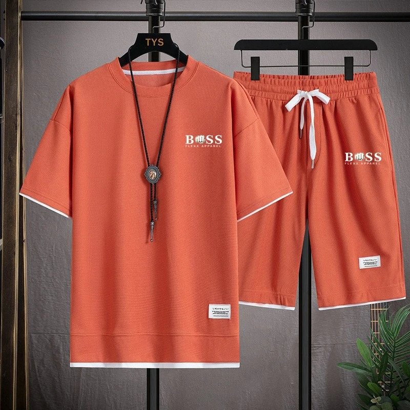Tommy Hilfiger Matching Sets Short-Sleeve T-Shirt and Drawstring Shorts Set — BB-024