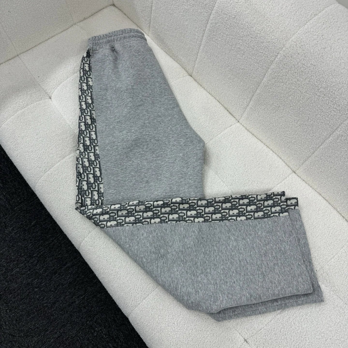 Dior Oblique Tape Sweatpants Navy Blue - 8