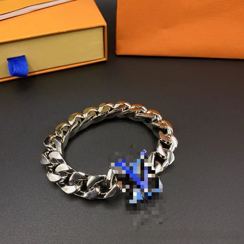 Unbranded Jewelry Multicolor enamel chunky chain bracelet — LVSL030