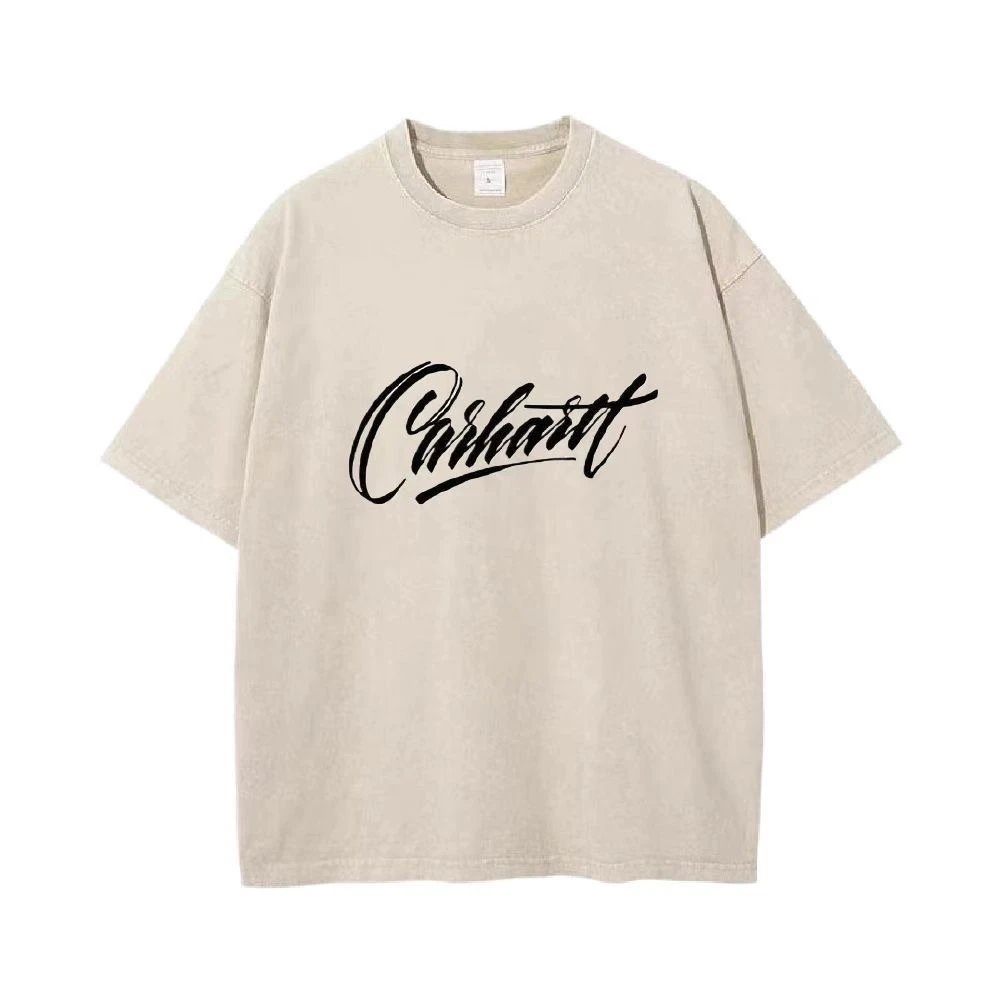 Carhartt T-Shirts Washed Oversized Graphic T-Shirt — BB-008
