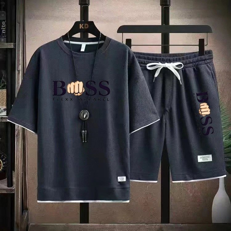 Tommy Hilfiger Matching Sets Short-Sleeve T-Shirt and Drawstring Shorts Set — BB-017