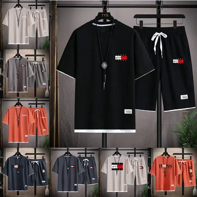 Tommy Hilfiger Matching Sets Short-Sleeve T-Shirt and Drawstring Shorts Set product detail image 2