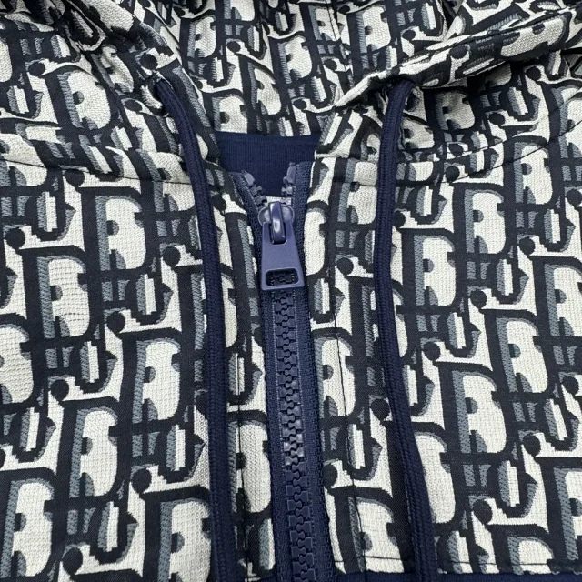 Dior Hoodies & Sweatshirts Oblique Panel Zip-Up Hoodie product detail image 15