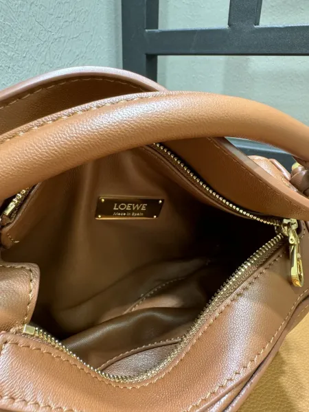 Loewe Puzzle Mini Brown Leather Handbag - 12