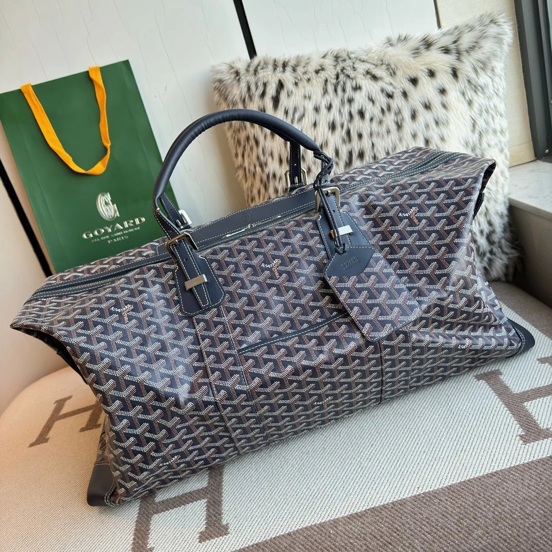 Goyard Monogram Travel Duffle Bag