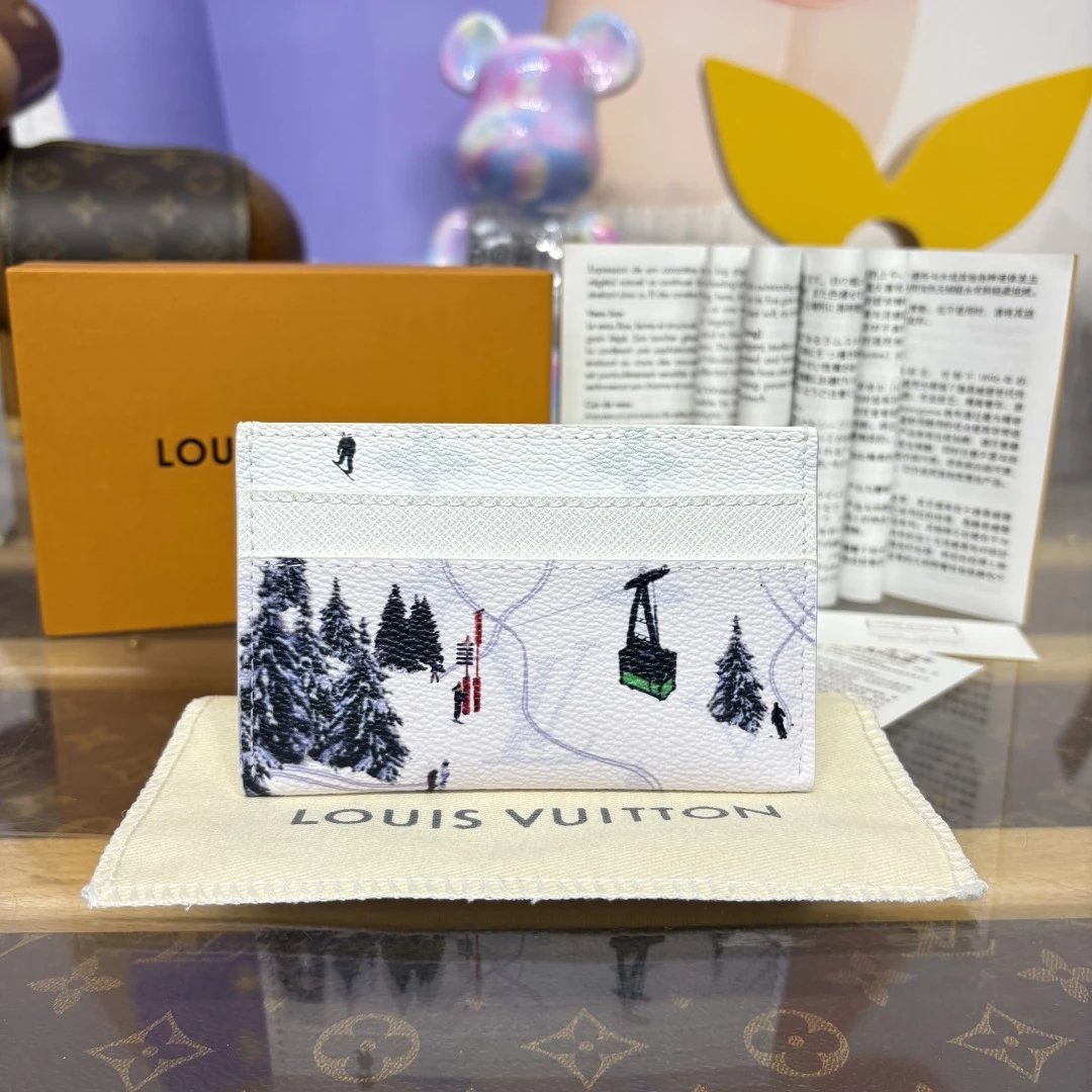 Louis Vuitton Ski Scene Card Holder