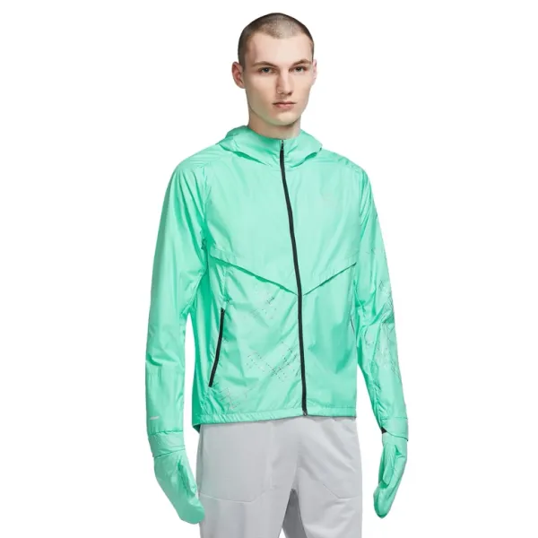 Nike Windrunner Hooded Jacket Mint Green Windbreaker Outerwear.windbreaker - 1