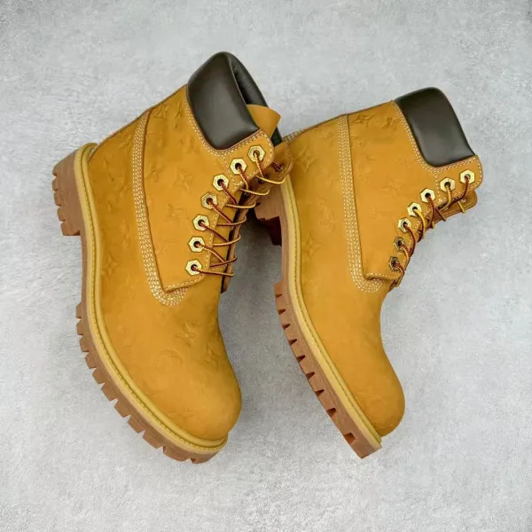 Louis Vuitton x Timberland Monogram Wheat Boots - 4