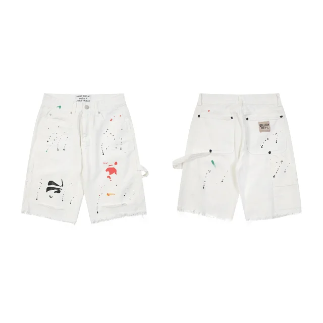 Gallery Dept. Shorts Frayed distressed denim product detail image 8