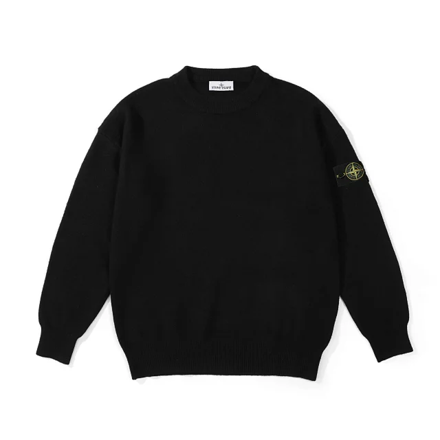 Stone Island Hoodies & Sweatshirts Half-Zip Fleece Sweatshirt with Compass Sleeve Patch product detail image 1