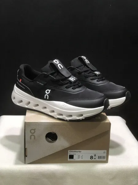 On Cloudmonster Black White Sneakers - 4