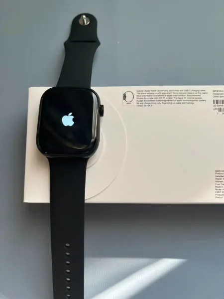 Apple Watch Series 9 Aluminum Black Sport Band Smartwatch - 1