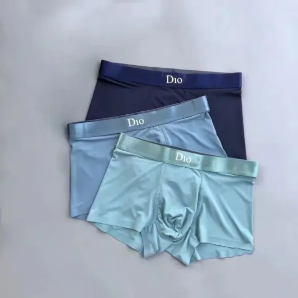 Dior Boxer Briefs in Navy, Steel Blue, and Mint Green Underwear - 1