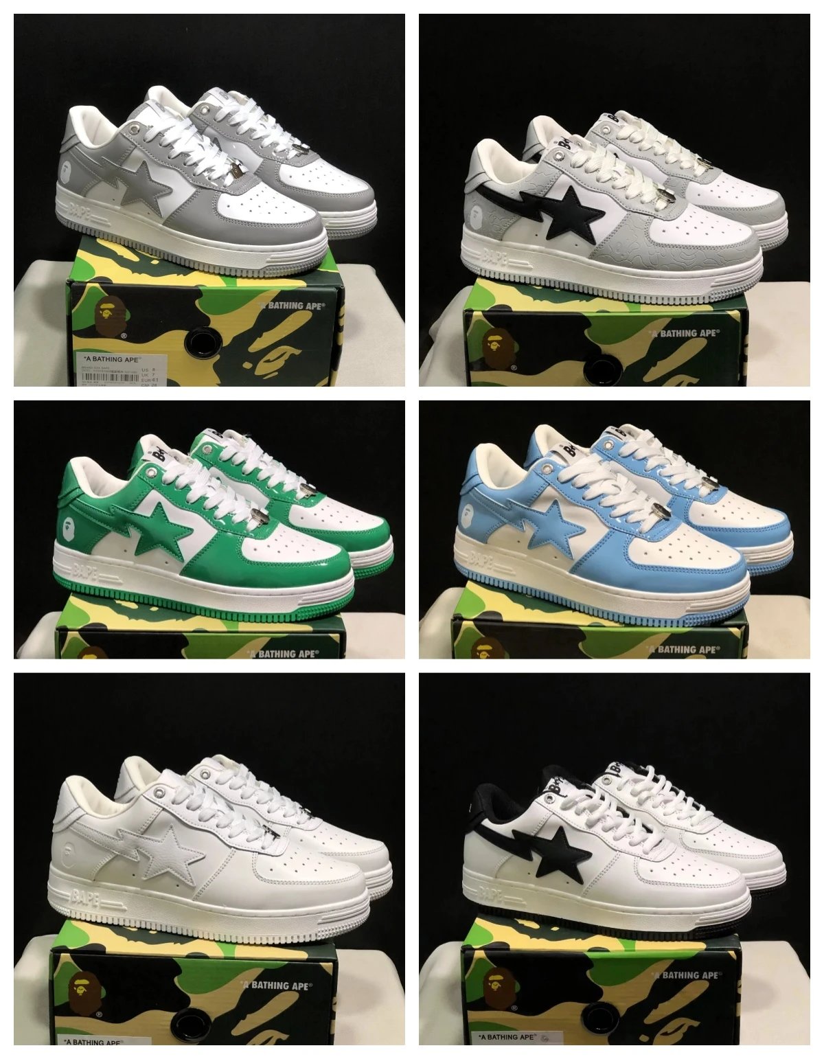 B p Sta low cut trendy board shoes P1