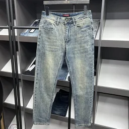 thumbnail for Boutique Trend Summer Thin Stretch Slim Leg Pants Trousers - 1RH1