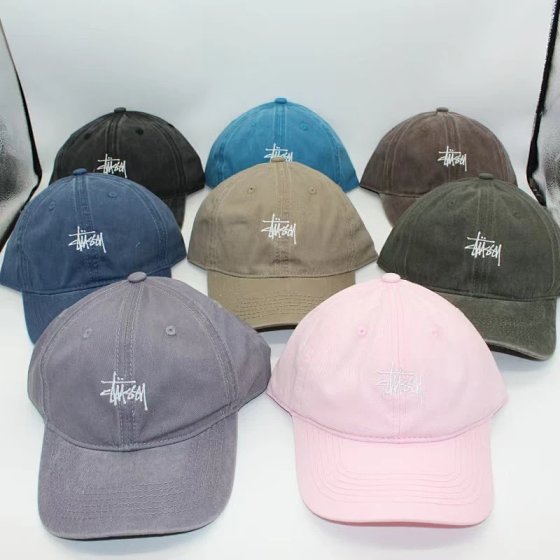 Korean version trendy ins soft top small logo embroidered duckbill cap