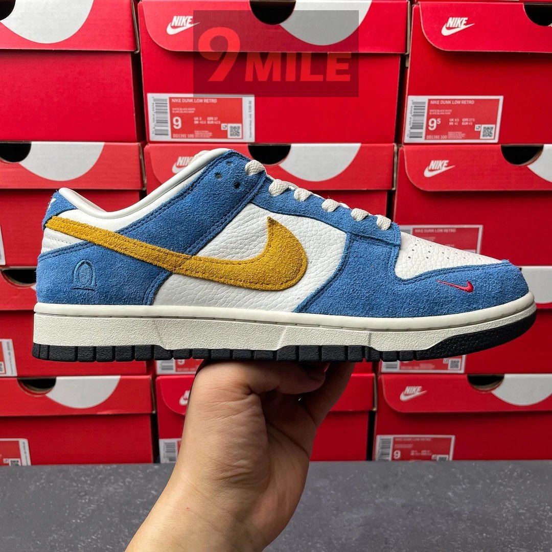 Nike Dunk Low Retro Brown and White Sneakers - 17