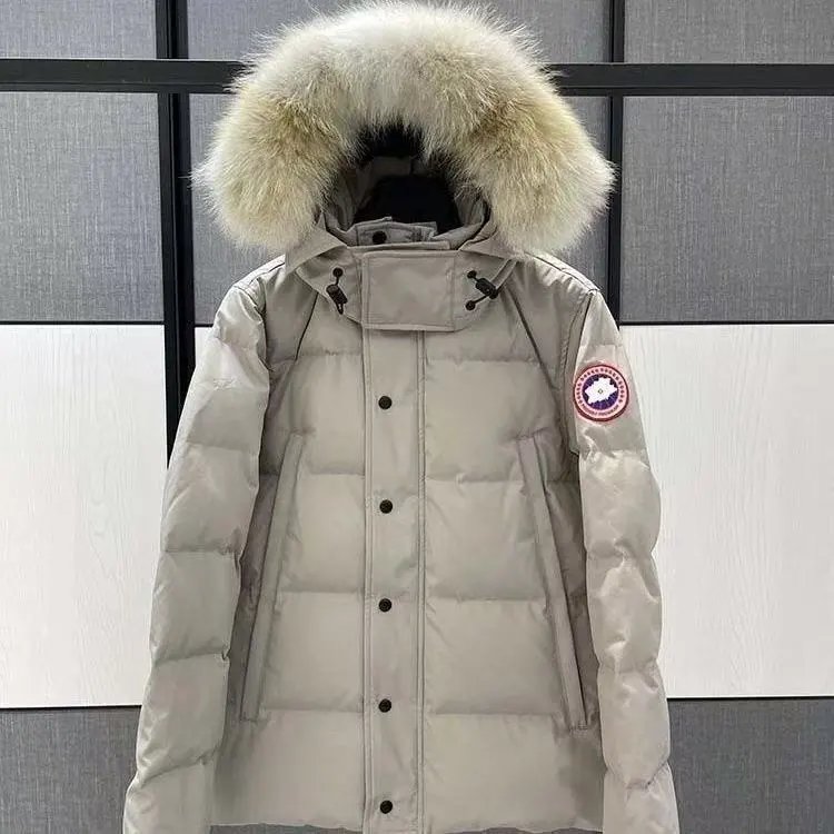 Canada Goose down jacket with fur hood product photo 4