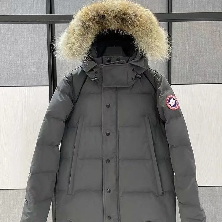 Canada Goose down jacket with fur hood product photo 3
