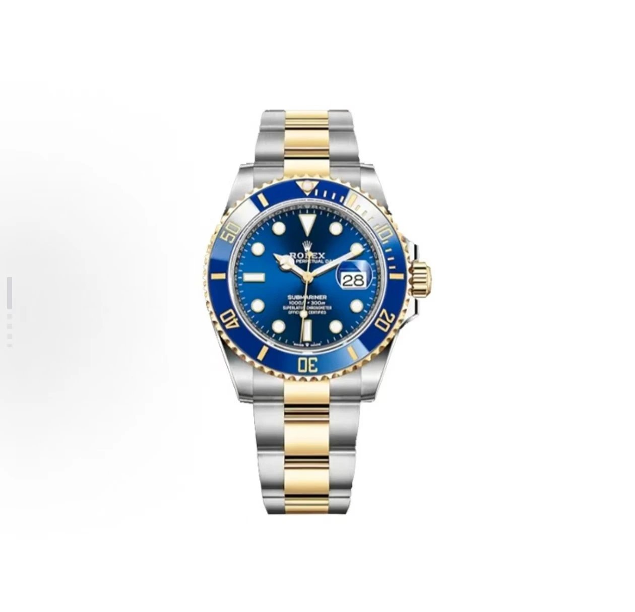 Intermediate Gold Blue Plate
