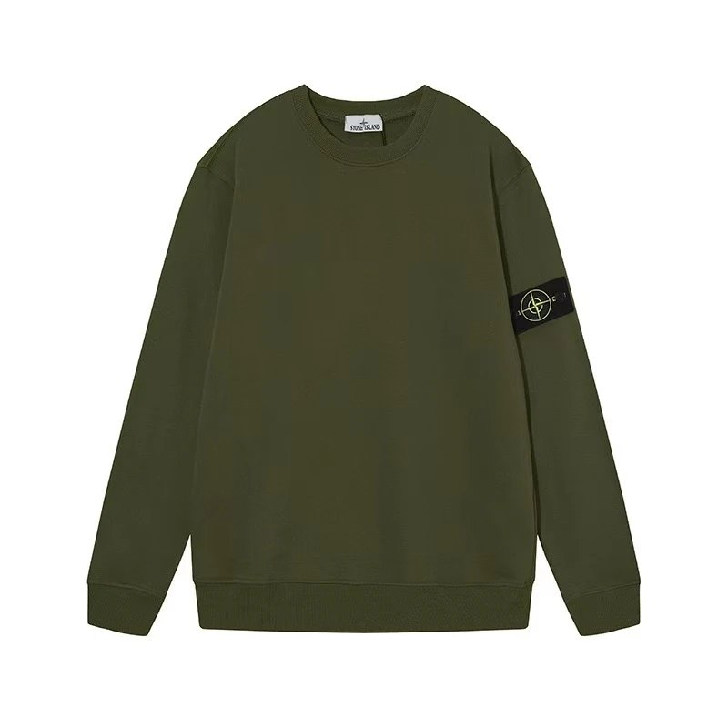 Round neck sweatshirt - military green