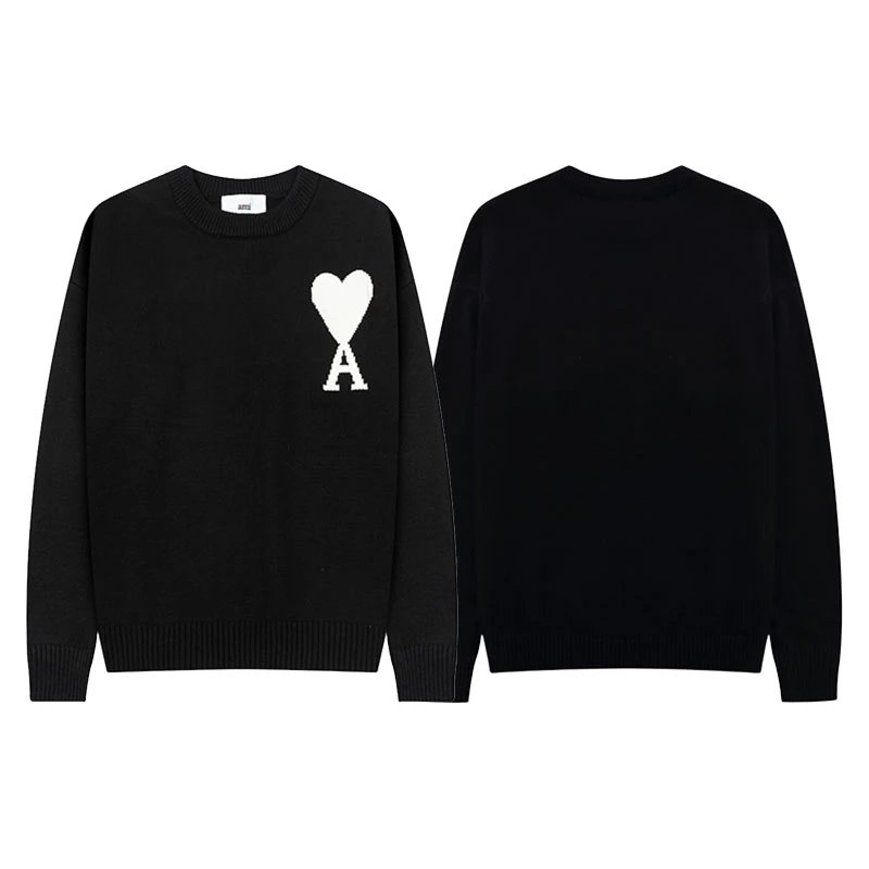 Black with White Heart
