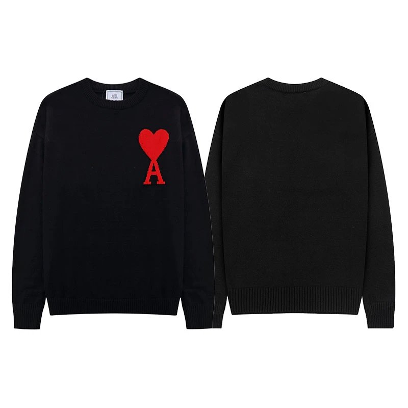 Black with Red Heart