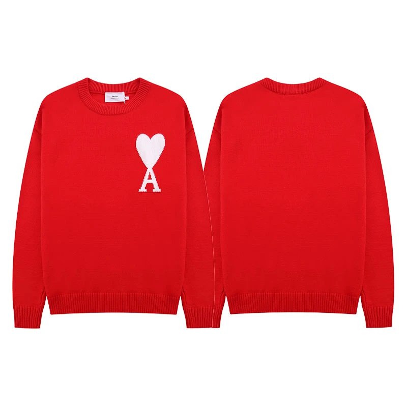 Red with White Heart