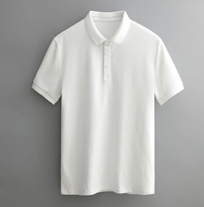 Tricolor collar and cuffs striped polo 222442-103L